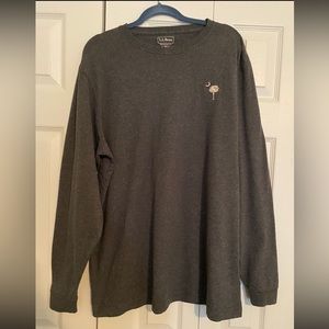 L.L. Bean long sleeved cotton t-shirt mens tall and large